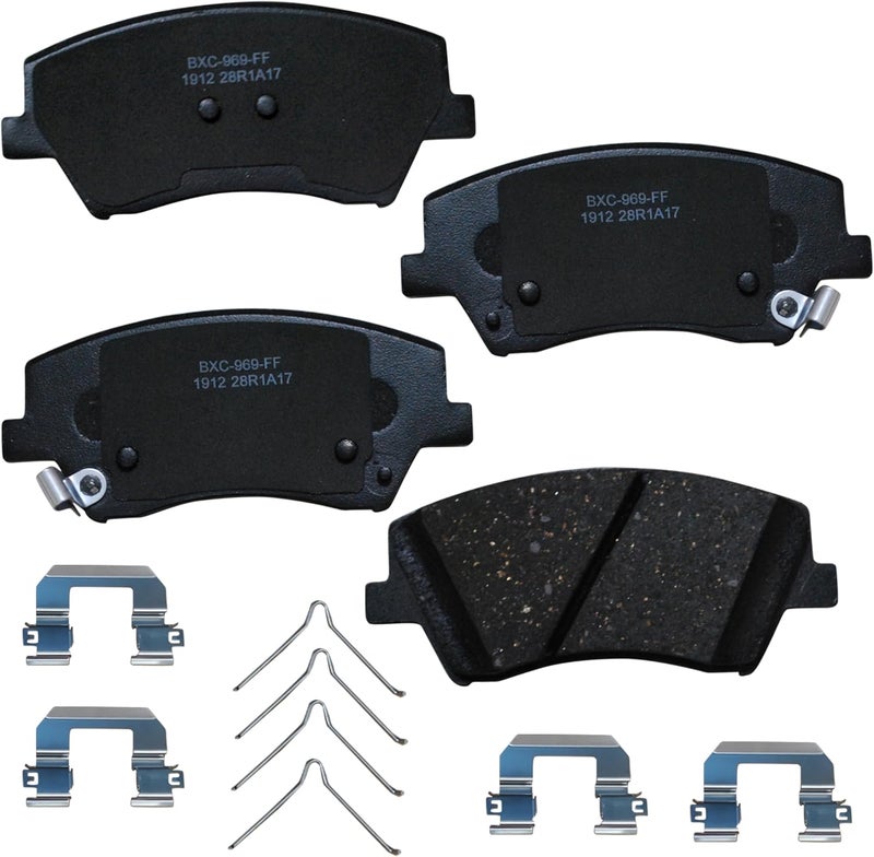 Bendix Premium SBC1912 Ceramic Front Brake Pads for Hyundai Elantra 2020-2017, Ioniq 2022-2017, Kia Niro 2022-2017 - Image 1